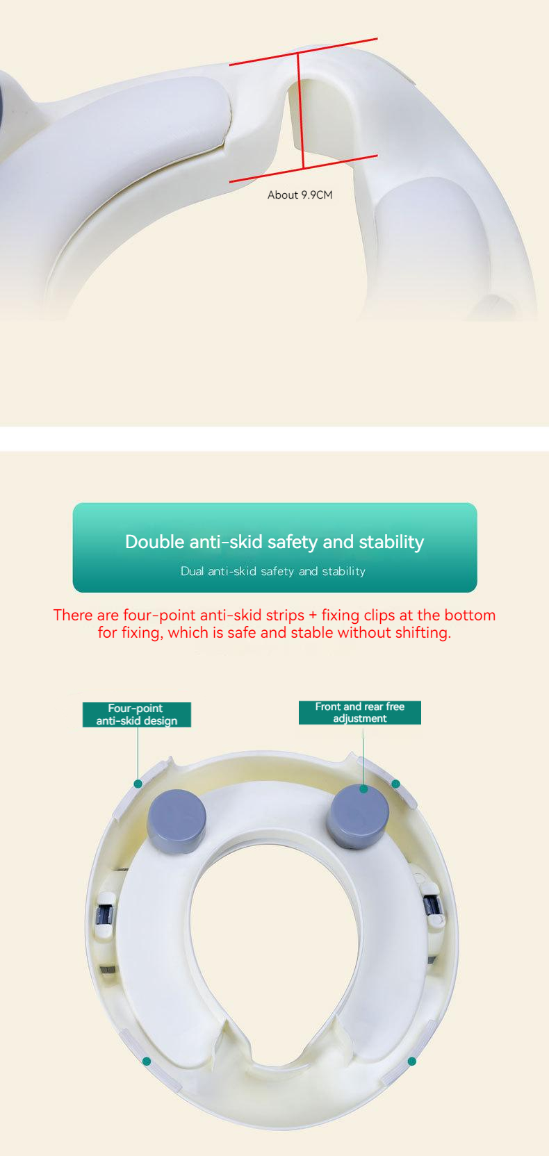 Newborn Products Baby Toilet Seat With Logo Customization Anti Splash