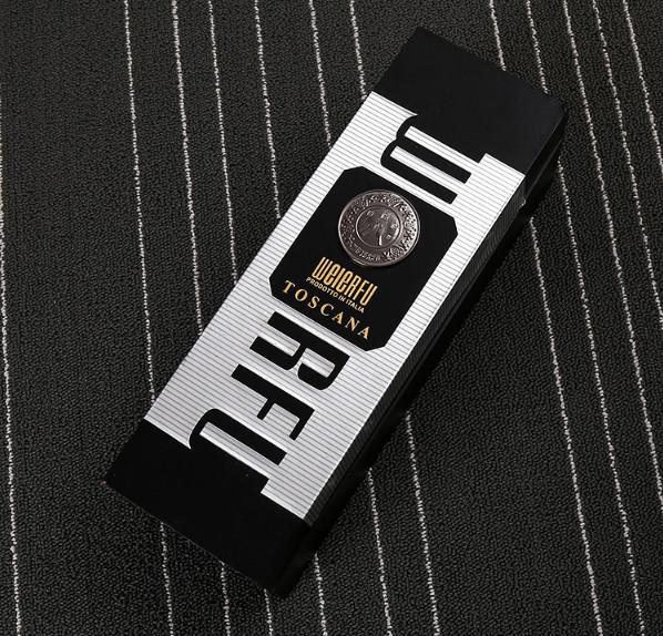 Bronzing wine box wholesale, Chinese manufacturers Single wine packing box，8*20