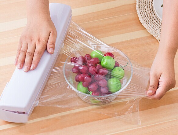 ABS Food Small Kitchen Tools Plastic Wrap Cutter For Foil As Seen On TV Items