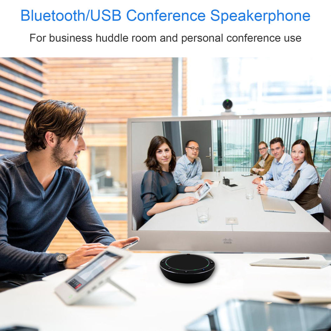 Bluetooth Conference Speakerphone Omnidirectional Speakerphone
