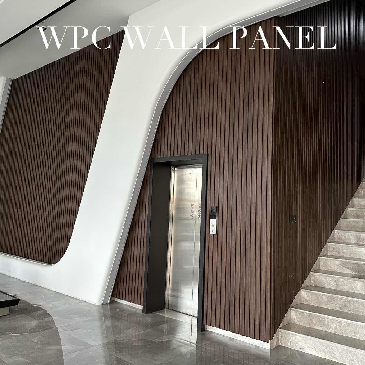 SONSILL UTO Wpc Pvc Decorative Interior Wall Covering Plastic Cladding WPC Wood Wall Panel
