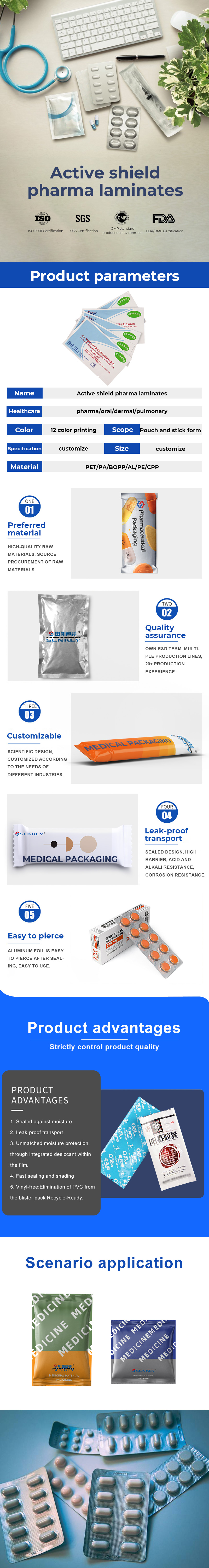 Vitamin Medical Packaging Bags Pill Organizer Box For Medicine With Tray Blisters Brayer