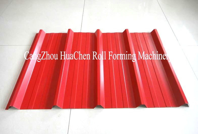 PPGi GI Metal Roofing Sheet Roll Forming Machine Double Layer 45# Steel Roller