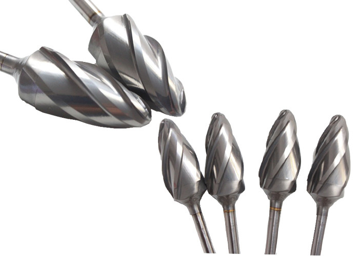 Sturdy Carbide Grinding Burrs , Single Cut Carbide Burr For Aluminum