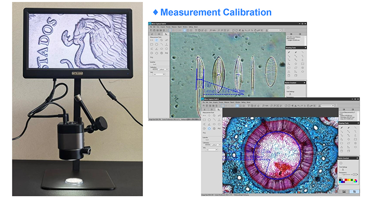 OPTO-EDU A36.4970 12.5" LCD 3.6x-39.4x 2.0M HD USB Digital Microscope