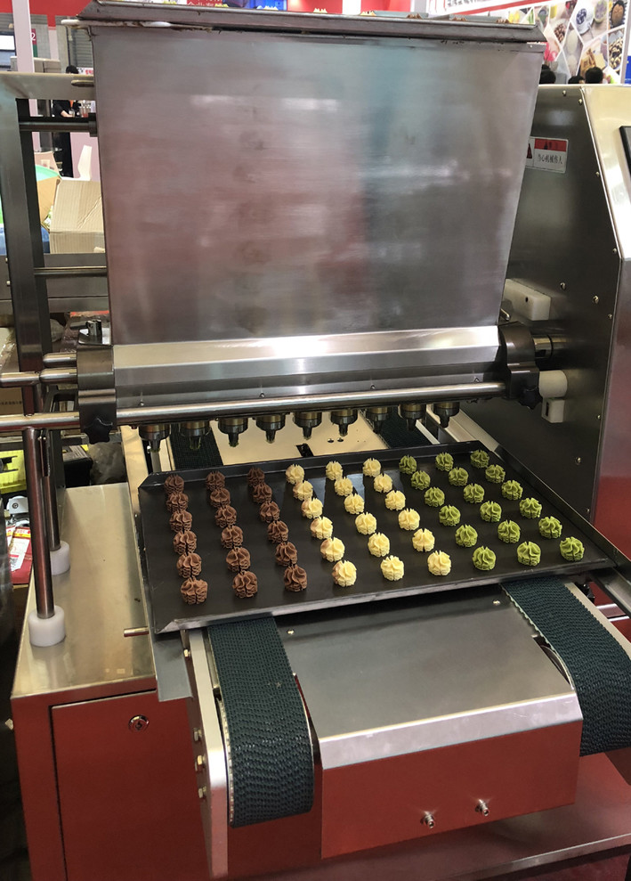 PLC Touch Screen 1.2M Width Single Color Cookie Depositor