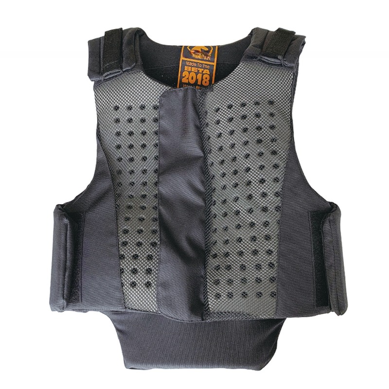 Certified Foam Padded Black Children Vest for Outdoor Horse-Riding/Equestrian Activities