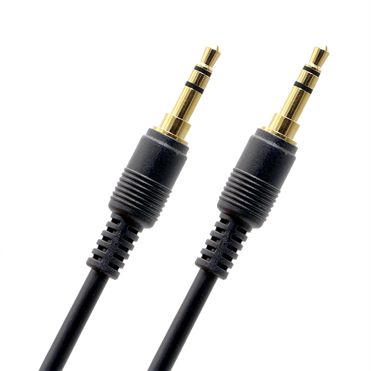 OEM Gold Plating 1M 2M 3M Male to Male 3.5mm Jack Aux Auxiliary Speaker Stereo Audio Cable