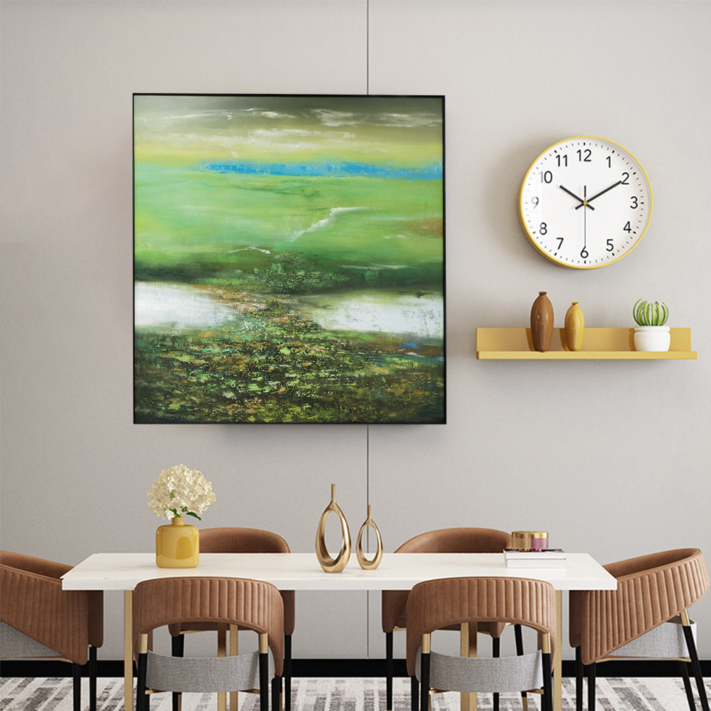 Hand Painted Abstract Flower Oil Painting Colorful Wall Art Decor Canvas Handmade Decoration Painting Customized Size Accepted