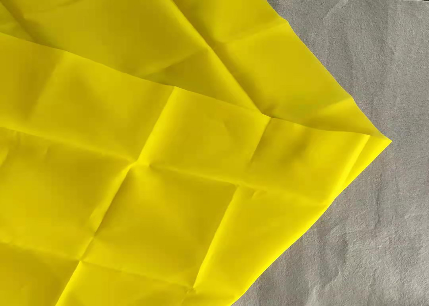 Yellow 77T Monofilament Polyester Mesh For Silk Screen Printing