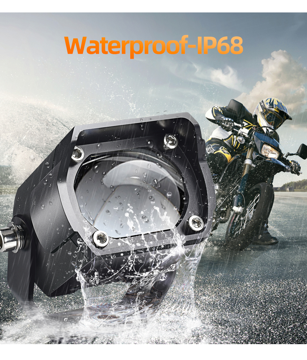 20000Lm 60W Driving LED Motorcycle Lights 16V Led Headlights Fog Lights