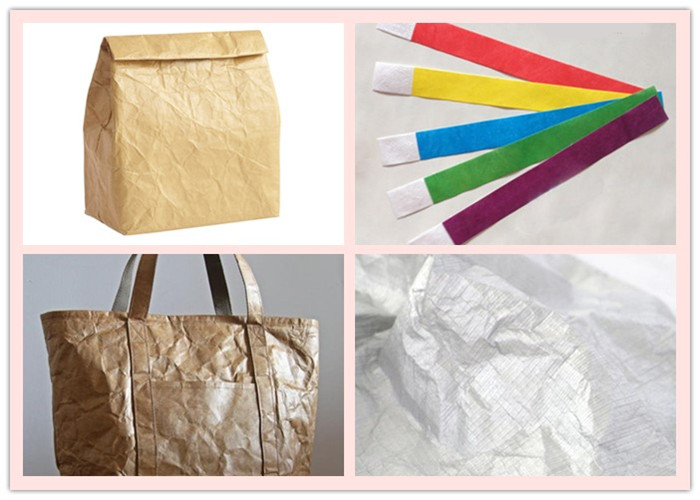 Waterproof 10256D 1082D Dupont Tyvek Paper Roll For Making Bags