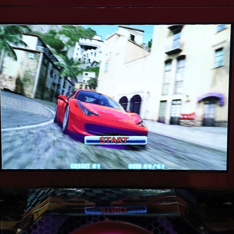 Fair Simulator Racing Car Kids Arcade Machine Outrun 1 Player Metal Cabinet Type