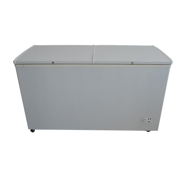 Energy Saving Retail Display Freezers , Display Freezer For Shop Balanced Hinge