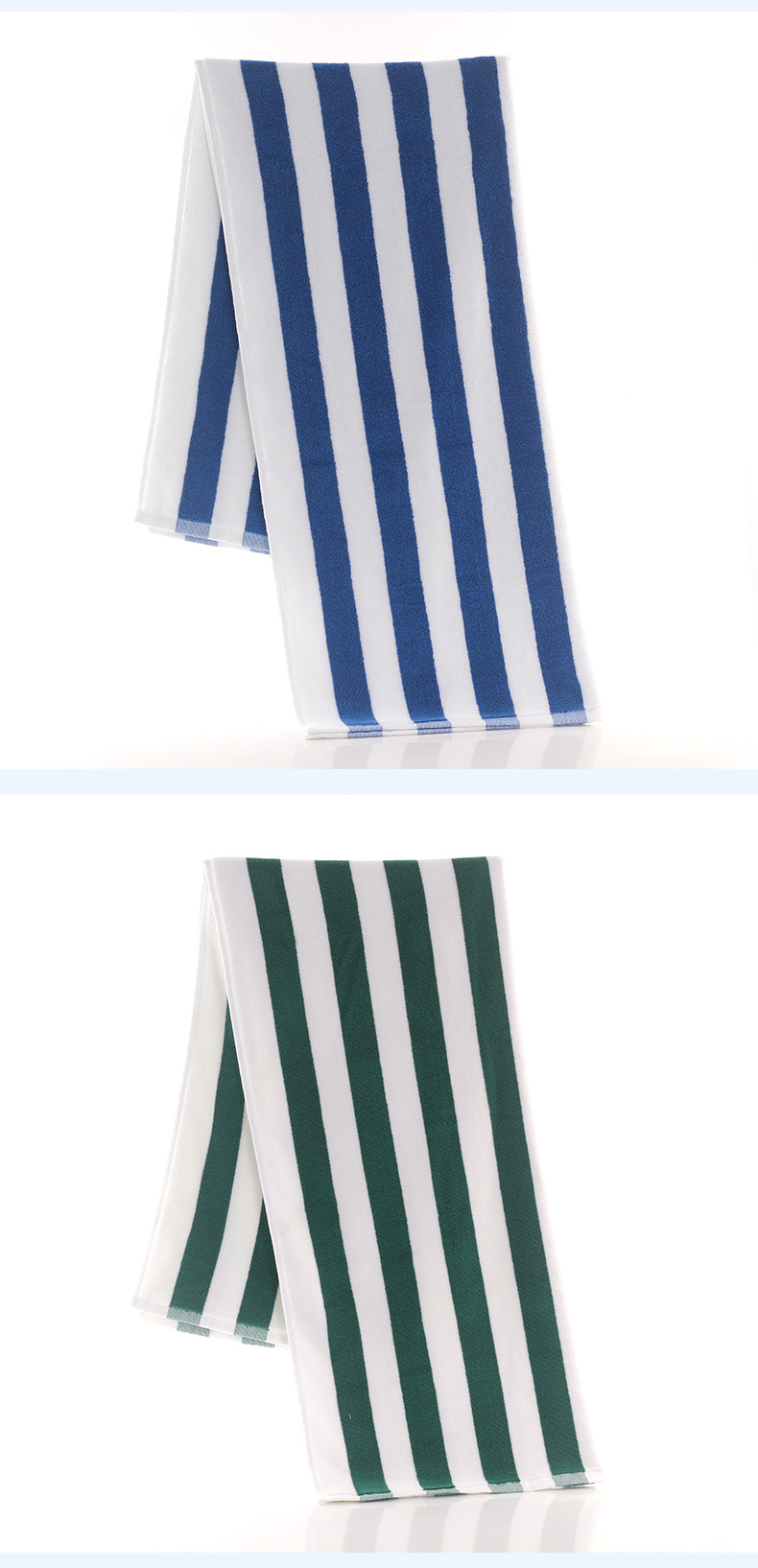 Upgrade Your Bathing Experience with Our Thick Striped Cotton Bath Towel OEM Accepted