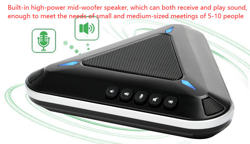 HD remote video conference microphone USB interface omnidirectional wired microphone for conference teaching