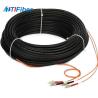 Buy cheap Indoor FTTH Drop Cable Fiber Optic Patch Cord Singlemode With SC LC ST FC from wholesalers