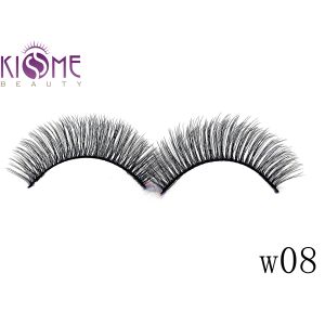 Durable Shine Whispy Faux Mink Eyelashes Multi Layers Makeup Application