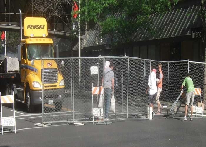 rust resistant 6ftx10ft Chain Link Temporary Fence Panels
