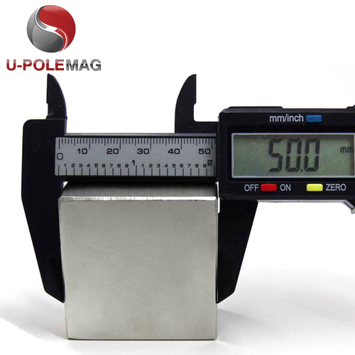 Industrial Magnet Block Neodymium NdFeb 50x50x25mm with Strong Magnetic Properties