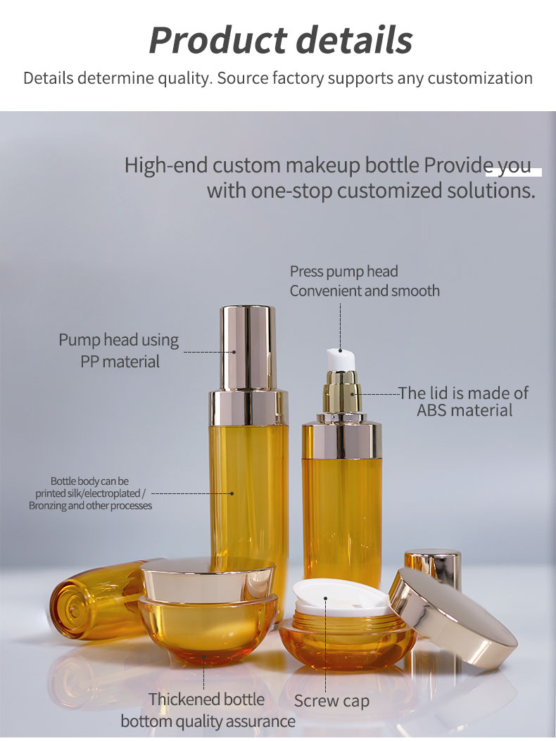 50g 20g Eye Cream Container Luxury Acrylic Bottle Set For Cosmetic Packaging