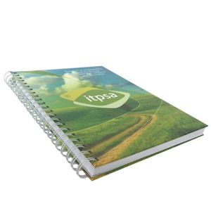 A6 Hardcover Spiral Notebook Printing Exercise Book Printing OEM ODM