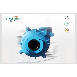 Black Rubber Lined Horizontal Slurry Pump With Closed Impeller