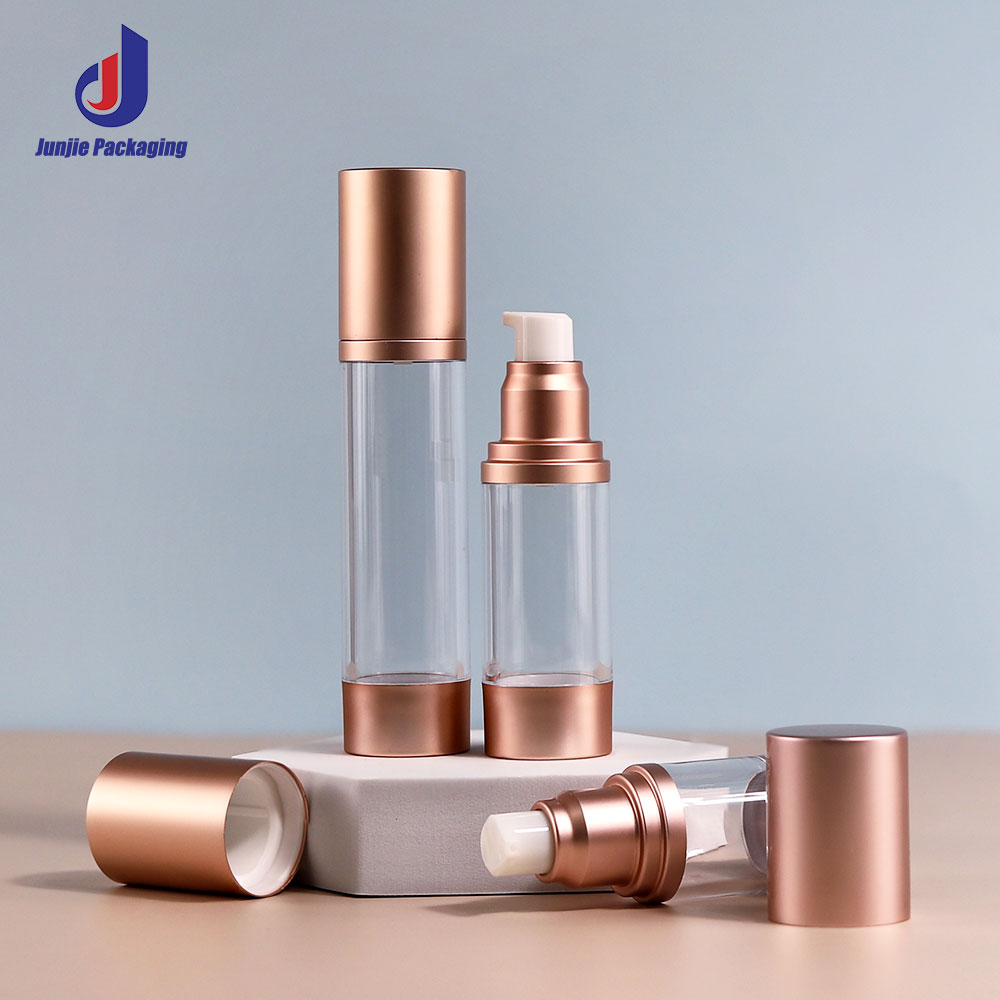 Luxury Airless Cosmetic Bottles Customized Containers For Skin Care Products