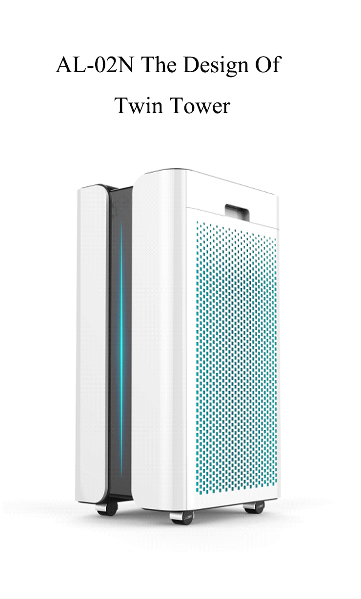 1200m3/H Filter Plasma Ozone Uvc HEPA Home Air Sanitizer Purifier