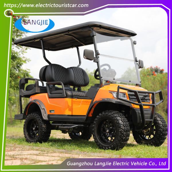 4 Wheels Electric Golf Cart 48V AC Motor Color Option Club Car for Park Golf