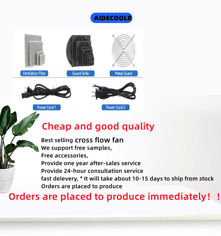 Practical Stable Cross Flow Fan Motor , Galvanized Sheet Cross Flow Blower