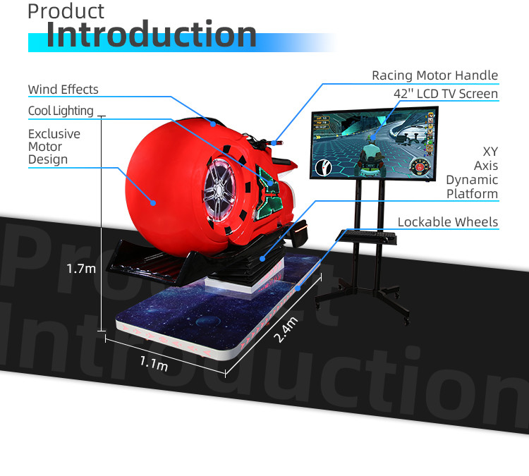 2 DOF VR Racing Simulator Chair