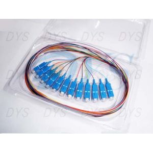 LC / UPC Optical Fiber Patch Cord 12 Core Pigtail For Access Network