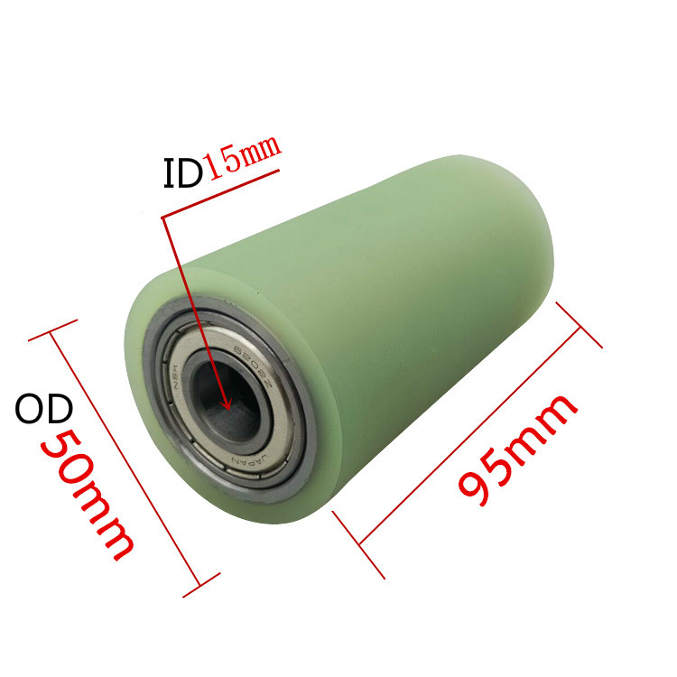 Muller Weaving Loom Spare Parts Ribbon Loom Pinch Roller Polyurethane Rubber Wheel