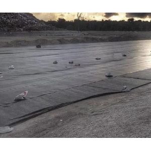 ODM Black HDPE Smooth Geomembrane Geomembrane Sheet For Biofloc