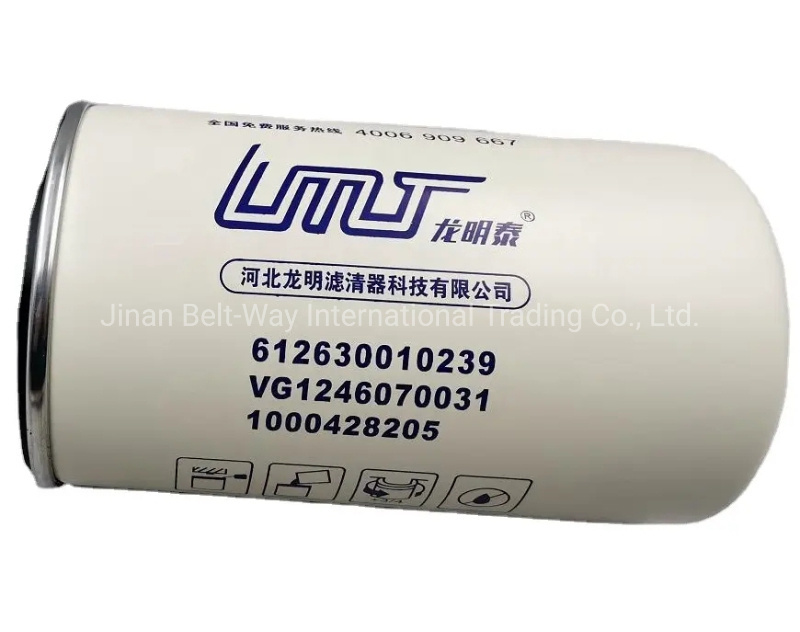 Sino HOWO Weichai Wp10 Wd615 Diesel Engine Oil Filter Vg1246070031