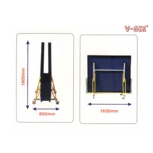 Indoor Foldable Table Tennis Table U Form Structure More Safely With Wheels