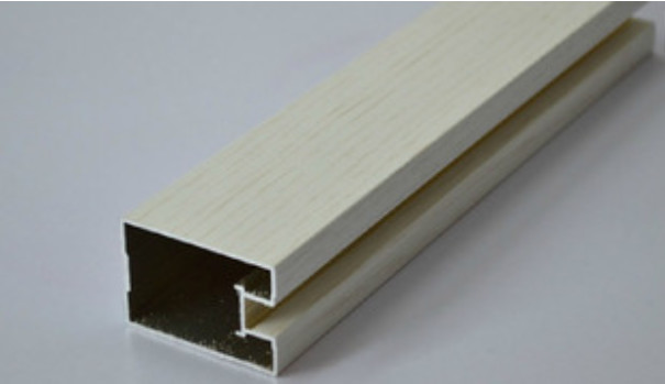 6063 6m Powder Coated Aluminium Frame Cabinet Handle Section