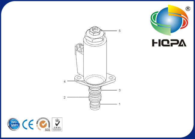1119916 111-9916 Hydraulic Pump Rotating Solenoid Valve E320B
