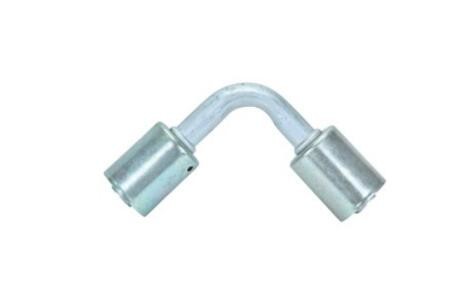 Auto A/C Hose Clamp Straight Connector With R134a Refrigerant Valve/Through Pipe Aluminium Fittings with R134a Valve