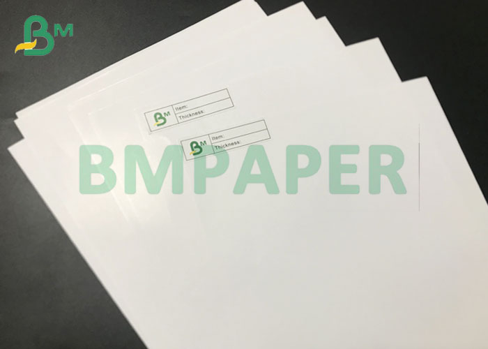 C2S Coated 100# White Gloss Cover / Gloss Text Paperboard Sheet 28 * 40inch
