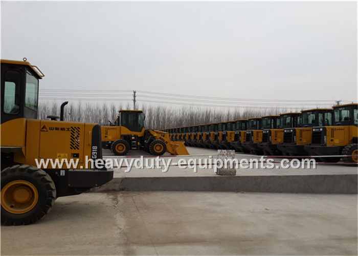 Small Front End Loader SDLG LG918 Weichai DEUTZ Engine With Air Condition / Pallet Fork