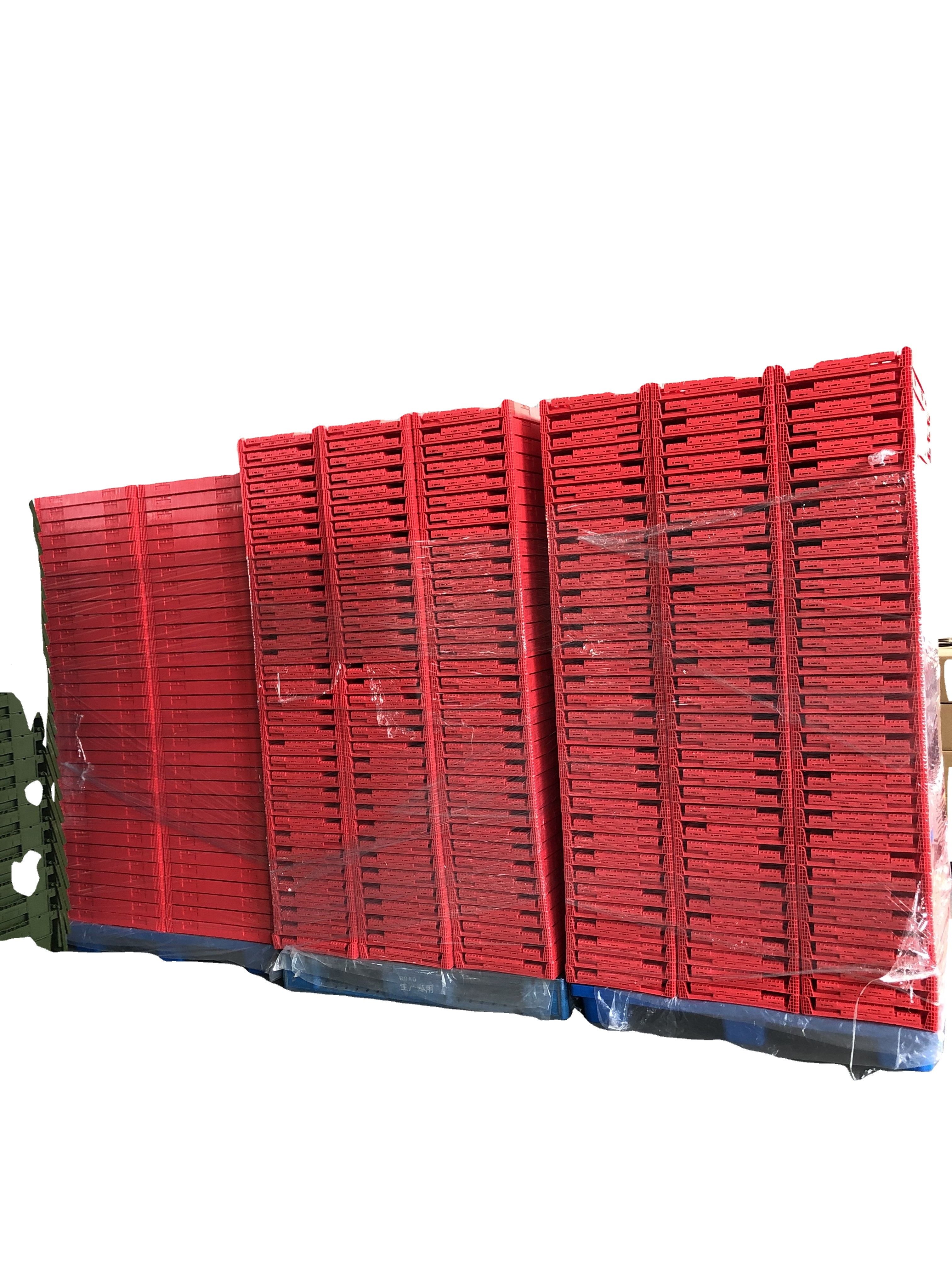 Heavy Duty Moving Collapsible Crate for Supermarket Vegetable Fruit and Long-Lasting