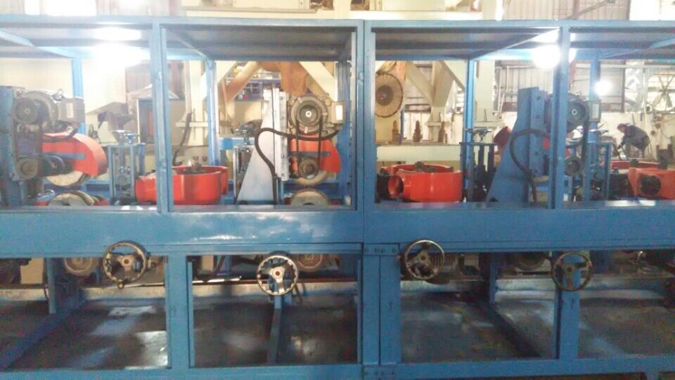 Automatic stainless steel square tube polishing buffing machine