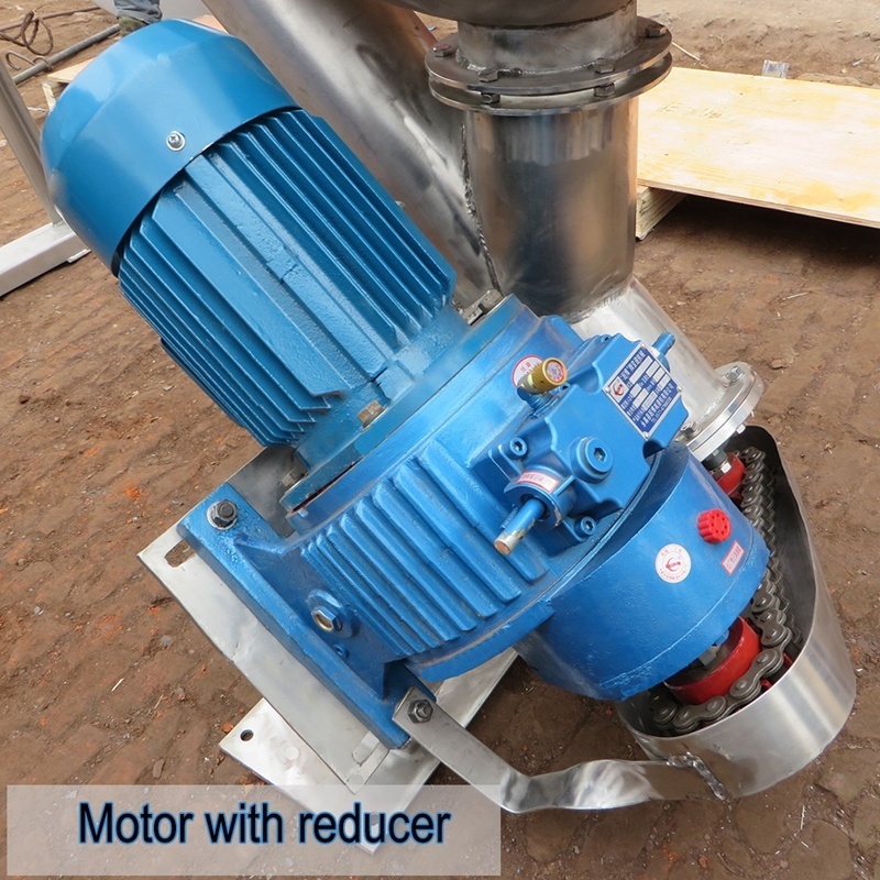 OEM Custom Conveying System Flexible Vertical Screw Spiral Auger Conveyor Grain Conveyor