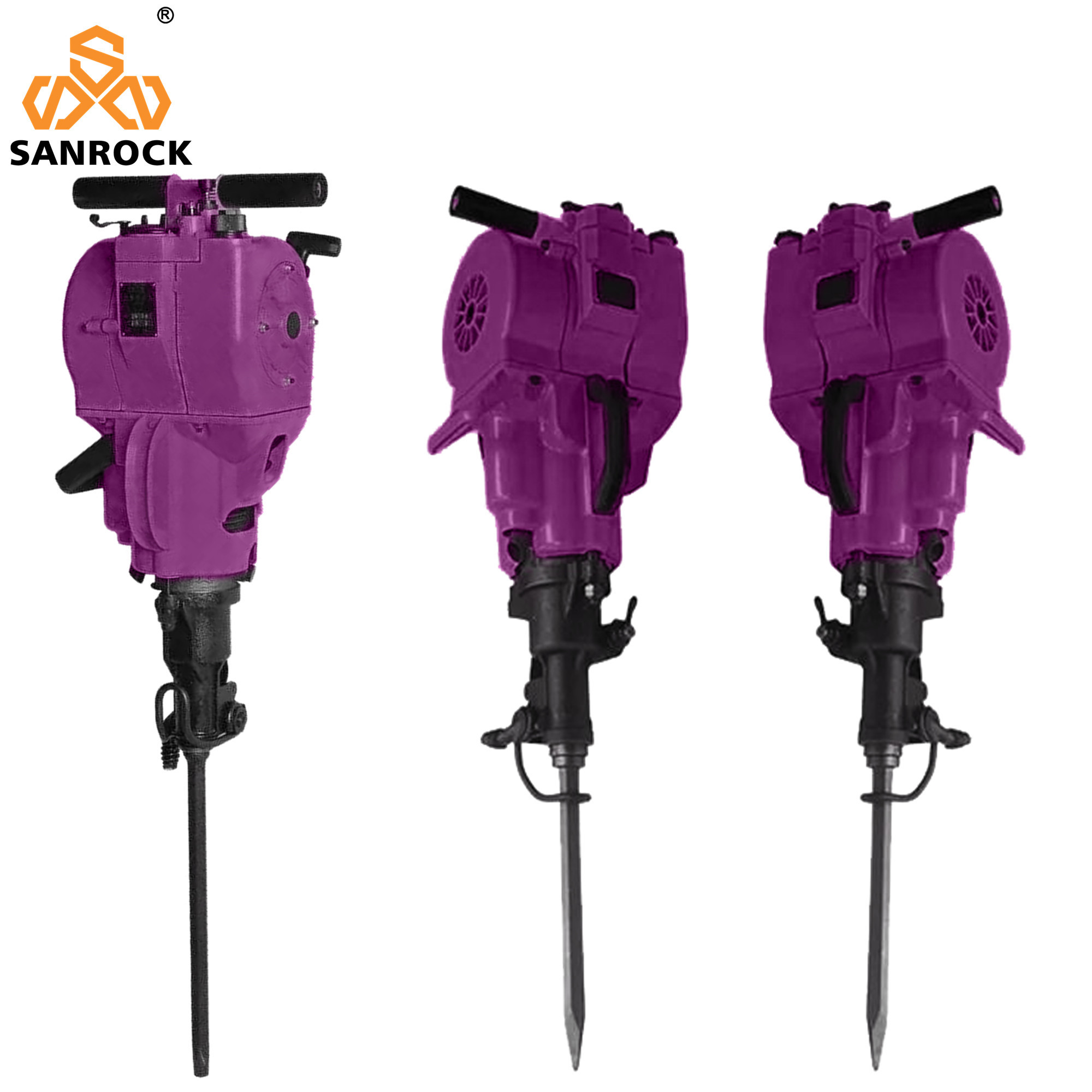 Internal Combustion Rock Drill Hydraulic Breaker Hammer Gasoline Rock Drilling Machine