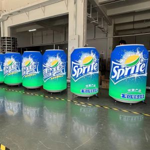 Custom Size Special Beer Bottle Can LED Screen Full Color Advertising Digital