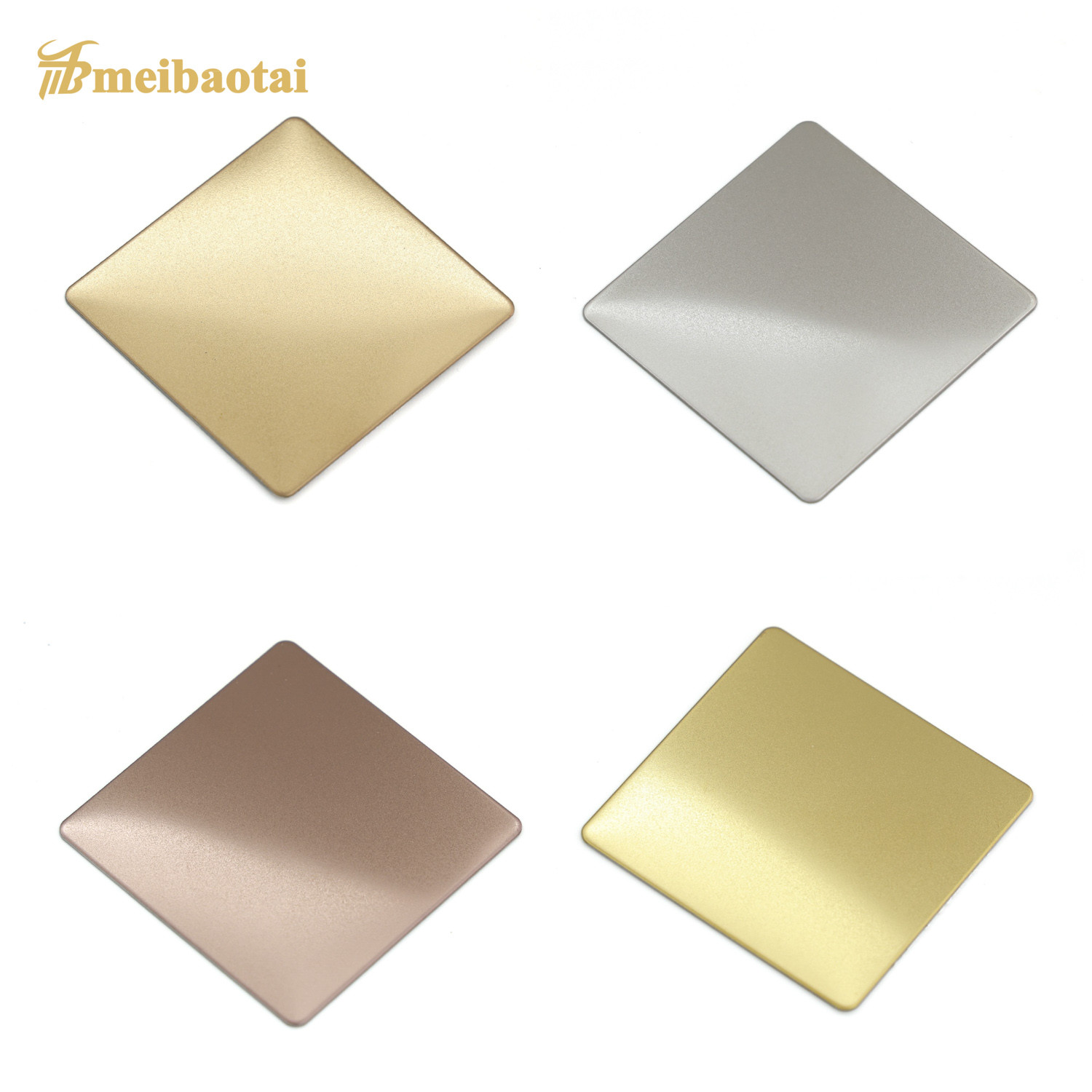 Antique Copper Decorative Stainless Steel Sheet Metal Sandblasted Vibration