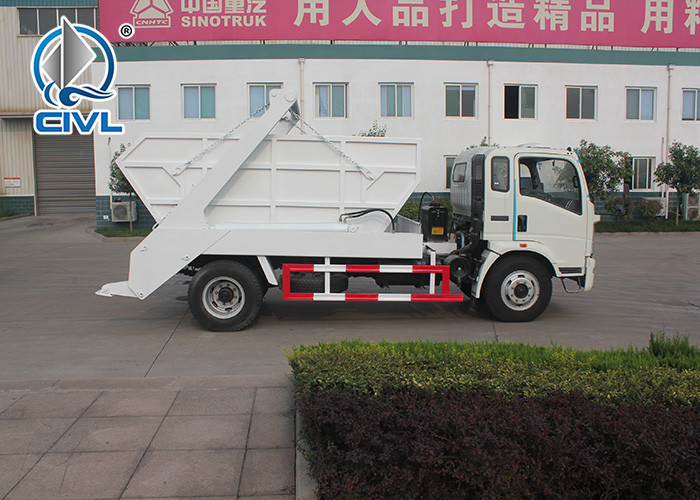 EuroIII 4x2 HOWO brand Light Hork Arm Garbage Truck Collection 5M3 Q235 Material 190HP