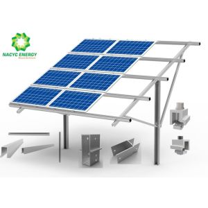 China SGS Portrait Orientation 500W Solar Ground Racking System on sale